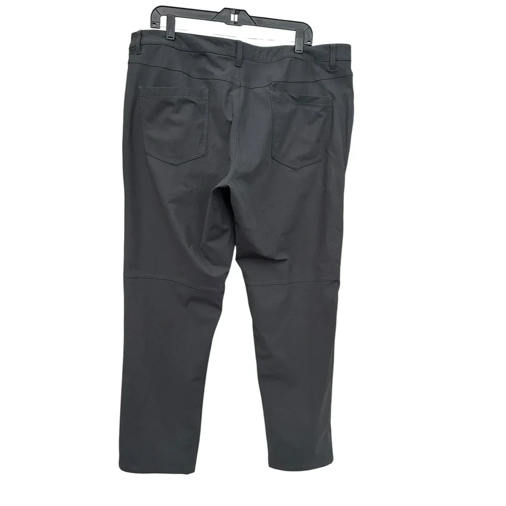 Lululemon ABC Classic Fit Sz 40x31 Warpstreme Men's 5 Pocket Pants Black #AAA6-9